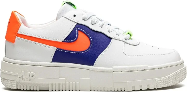 Air Force 1 Low Pixel "White Concord Crimson" sneakers