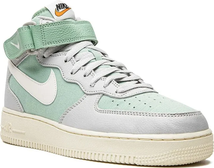 Air Force 1 Mid '07 LX "Grey Fog Enamel Green" sneakers - Image 2