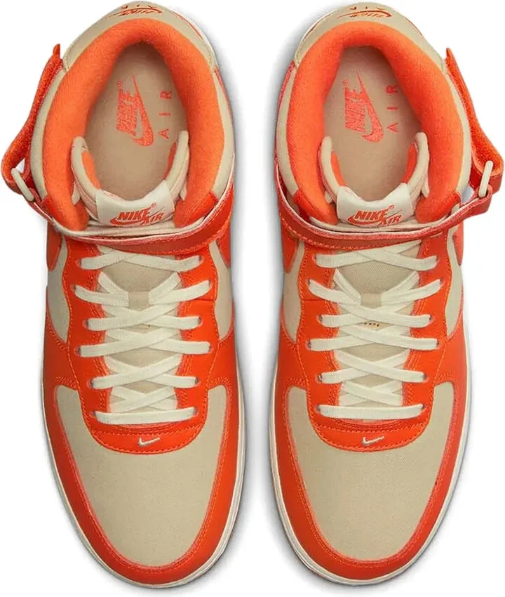 Air Force 1 Mid "Team Gold/Coconut Milk/Safety Orange" sneakers - Image 2