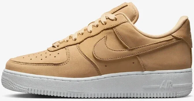 Air Force 1 Premium DR9503-201 Sneaker Women's 5 Tan Leather Shoes GBNC253