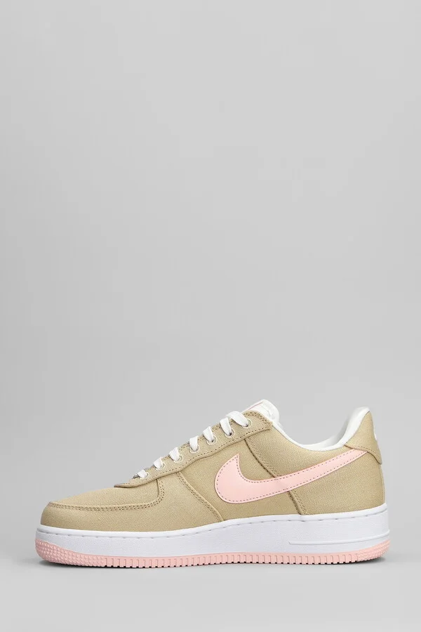Air Force 1 Retro Ll Sneakers In Beige Canvas - Image 3