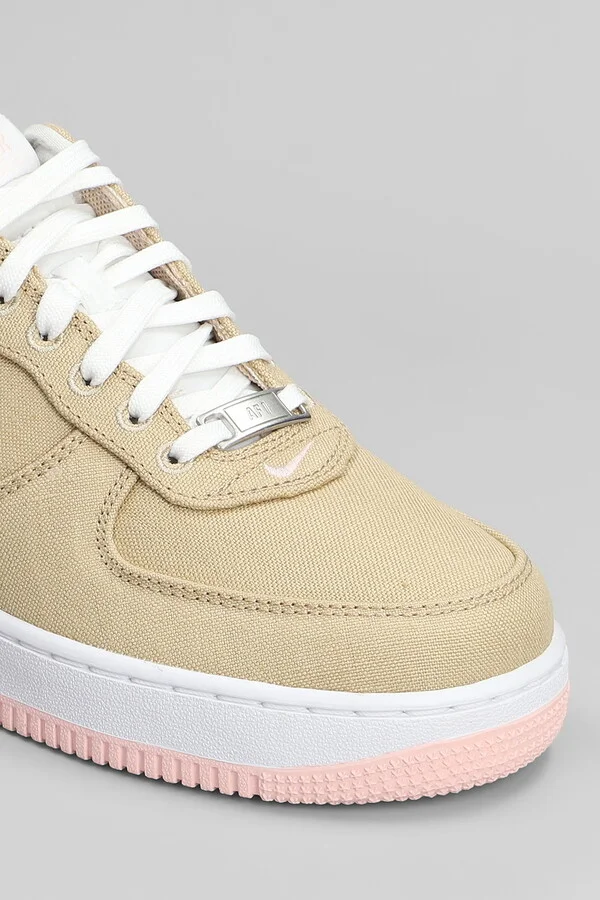 Air Force 1 Retro Ll Sneakers In Beige Canvas - Image 5