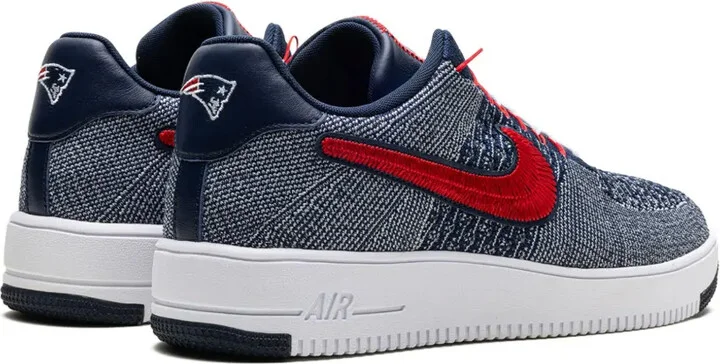 Air Force 1 Ultra Flyknit Low "Patriots Robert Kraft Wolf Grey" sneakers - Image 3
