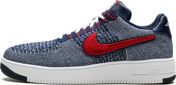 Air Force 1 Ultra Flyknit Low "Patriots Robert Kraft Wolf Grey" sneakers - Image 5