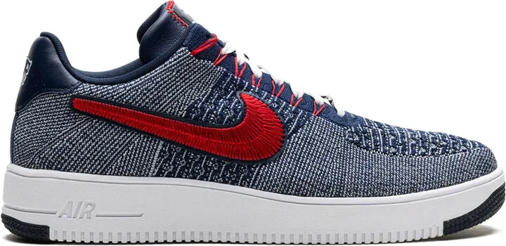 Air Force 1 Ultra Flyknit Low "Patriots Robert Kraft Wolf Grey" sneakers