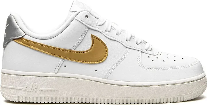 Air Force 1 "White/Gold/Silver" sneakers