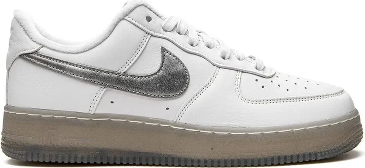 Air Force 1 "White/Metallic Silver" sneakers