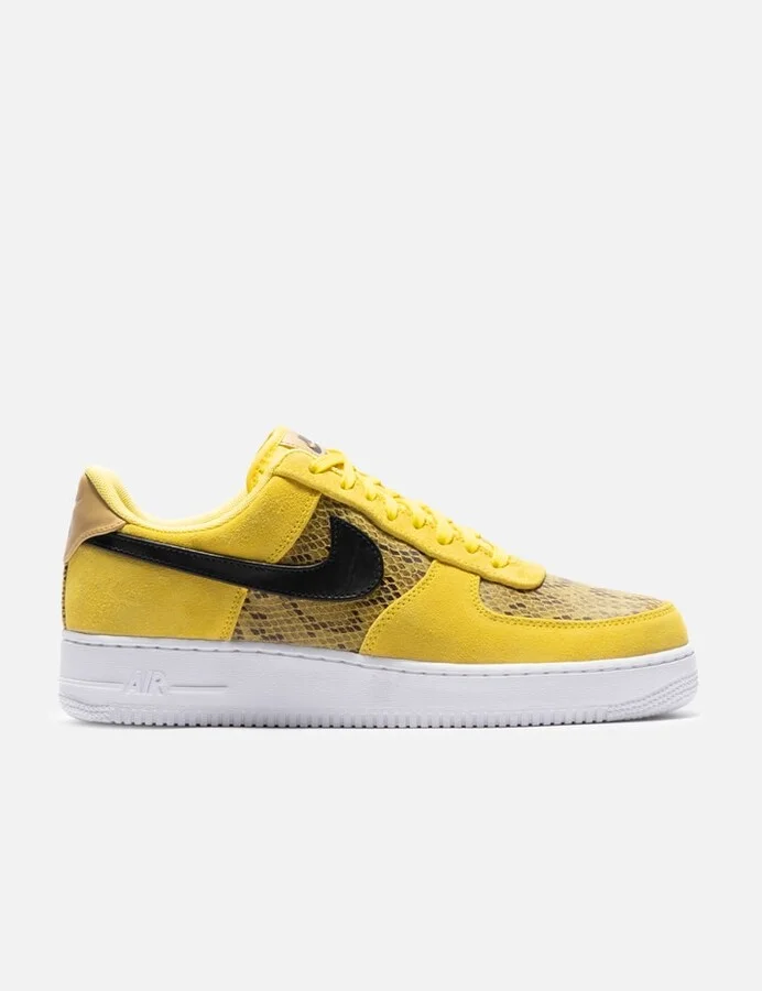 Air Force 1 Yellow Snakeskin