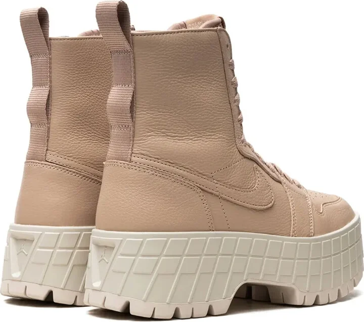 Air Jordan 1 Brooklyn "Legend Md Brown/Lt Orewood Brn" boots - Image 3