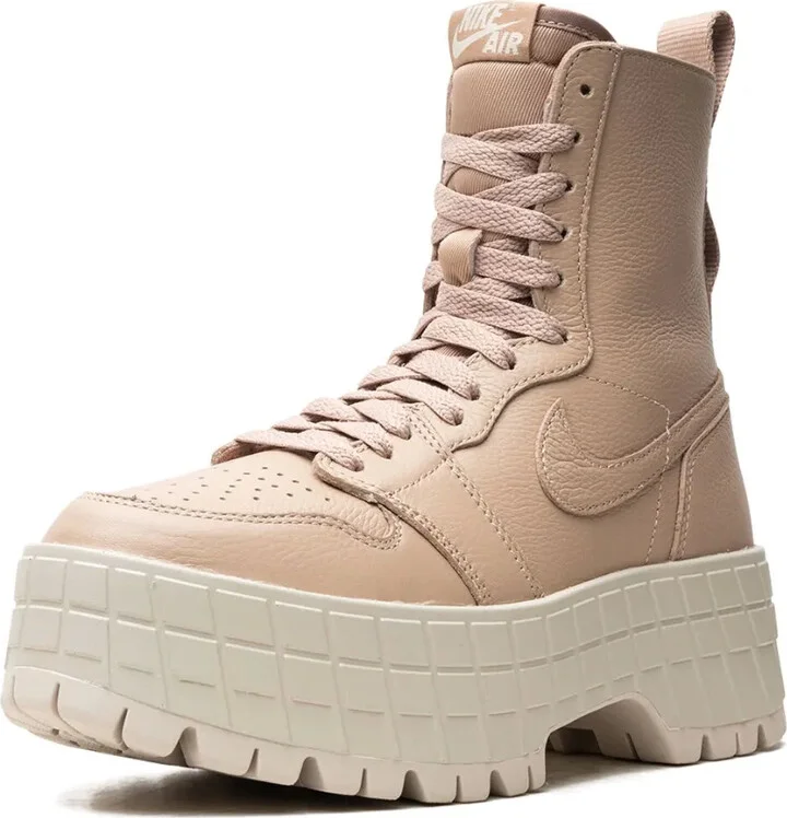 Air Jordan 1 Brooklyn "Legend Md Brown/Lt Orewood Brn" boots - Image 4