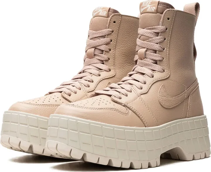 Air Jordan 1 Brooklyn "Legend Md Brown/Lt Orewood Brn" boots - Image 5