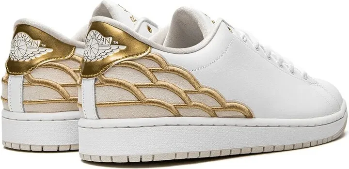 Air Jordan 1 Centre Court "White/Metallic Gold/Light Ore" sneakers - Image 3