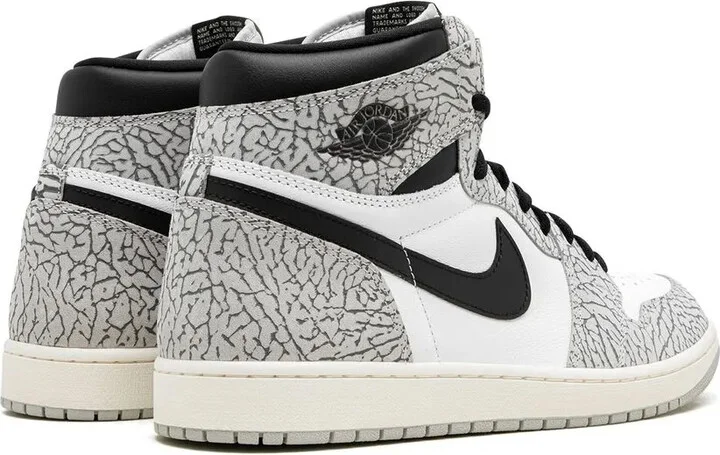 Air Jordan 1 High OG "White Cement" sneakers - Image 3