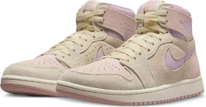 Air Jordan 1 High Zoom Air CMFT 2 "Muslin/Particle Beige/Sail/Plum Chalk" sneakers - Image 2
