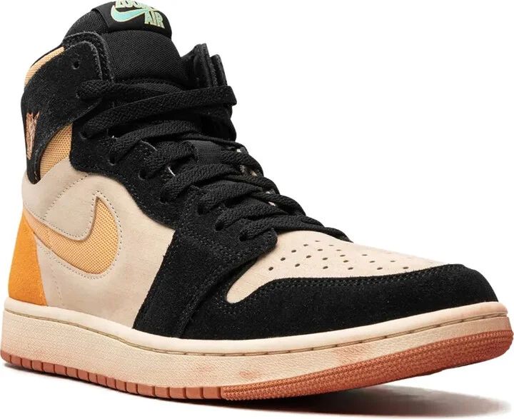 Air Jordan 1 High Zoom Air CMFT 2 "Muslin/Vivid Orange" sneakers - Image 2