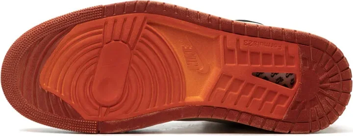 Air Jordan 1 High Zoom Air CMFT 2 "Muslin/Vivid Orange" sneakers - Image 4