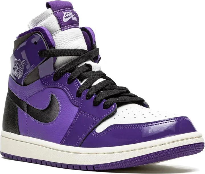 Air Jordan 1 High Zoom CMFT "Purple Patent" sneakers - Image 2