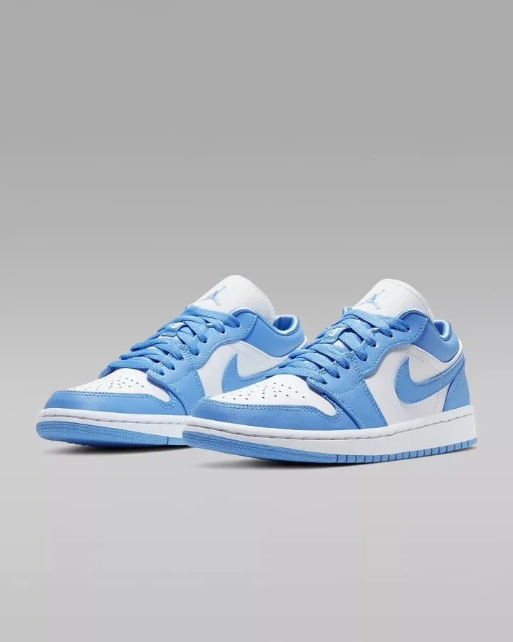 Air Jordan 1 Low AO9944-441 Sneaker Women 11.5 Blue Lifestyle Shoes GBNC257
