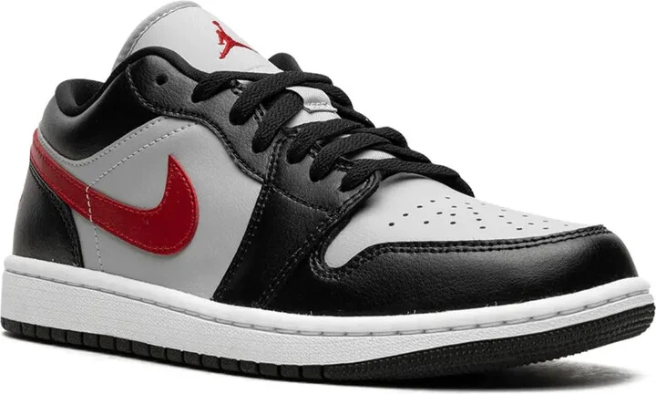 Air Jordan 1 Low "Black/Grey/Red" sneakers - Image 2