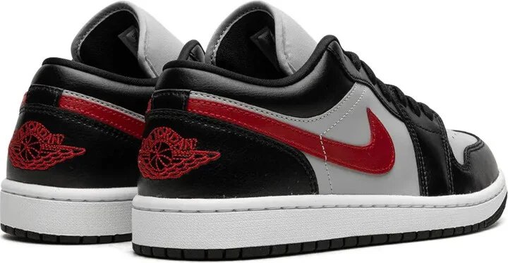 Air Jordan 1 Low "Black/Grey/Red" sneakers - Image 3