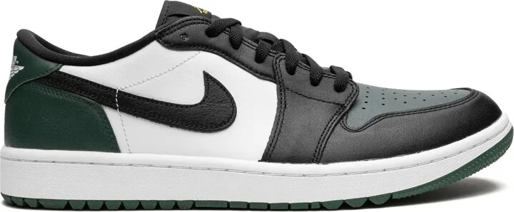Air Jordan 1 Low G "White/Black/Noble Green/Pollen" sneakers