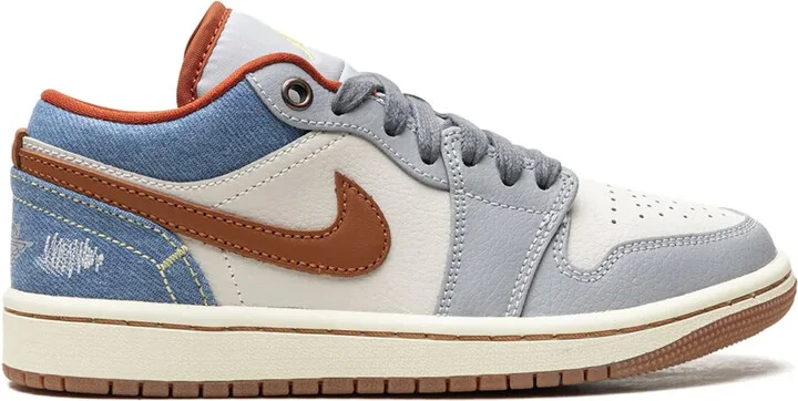 Air Jordan 1 Low "Phantom/Denim" sneakers