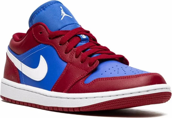 Air Jordan 1 Low "Pomegranate/Medium Blue" sneakers - Image 2