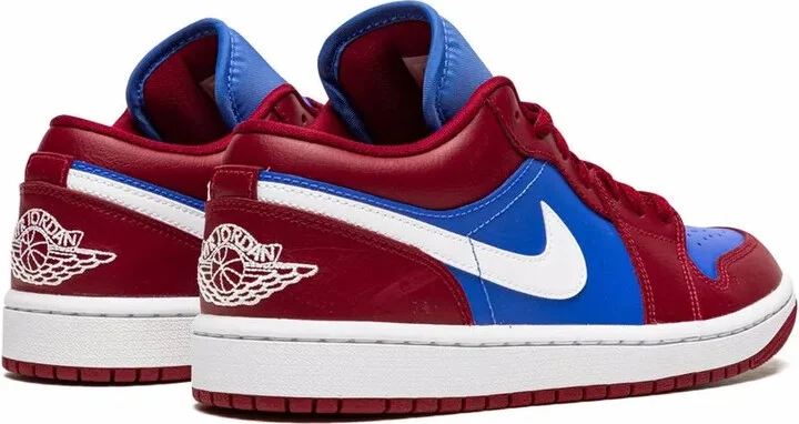 Air Jordan 1 Low "Pomegranate/Medium Blue" sneakers - Image 3