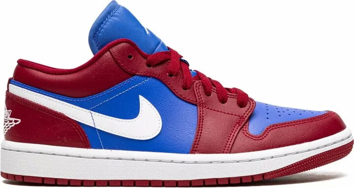 Air Jordan 1 Low "Pomegranate/Medium Blue" sneakers
