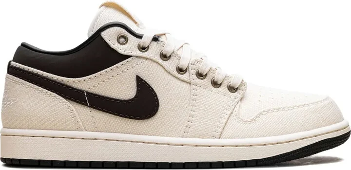 Air Jordan 1 Low Premium "Pale Ivory/Baroque Brown" sneakers