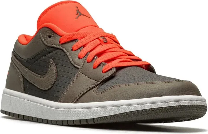 Air Jordan 1 Low SE "Black/Olive/ Bright Crimson" sneakers - Image 2