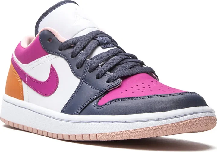Air Jordan 1 Low SE "Mismatched Purple/Magenta" sneakers - Image 2
