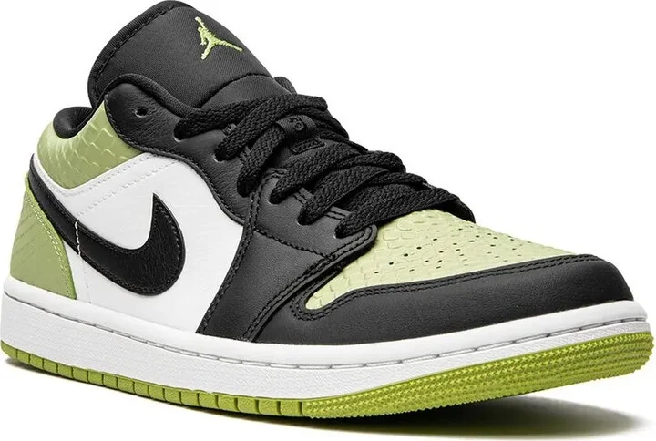 Air Jordan 1 Low SE "Vivid Green Snakeskin" sneakers - Image 2