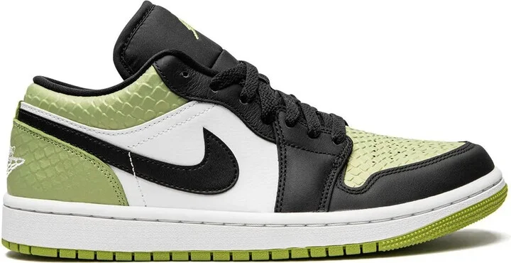 Air Jordan 1 Low SE "Vivid Green Snakeskin" sneakers