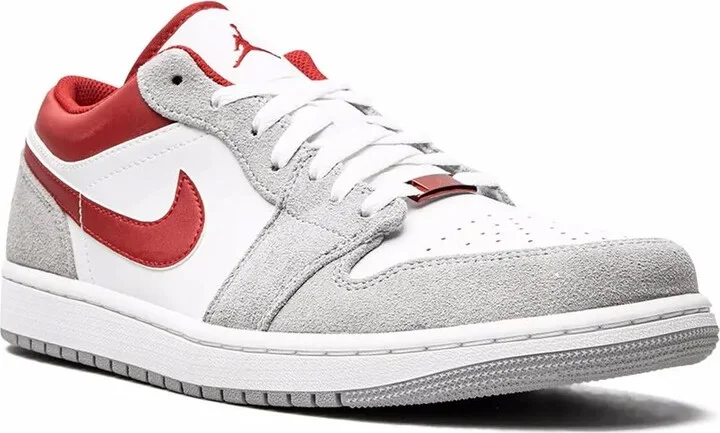Air Jordan 1 Low SE "White/Grey/Red" sneakers - Image 2