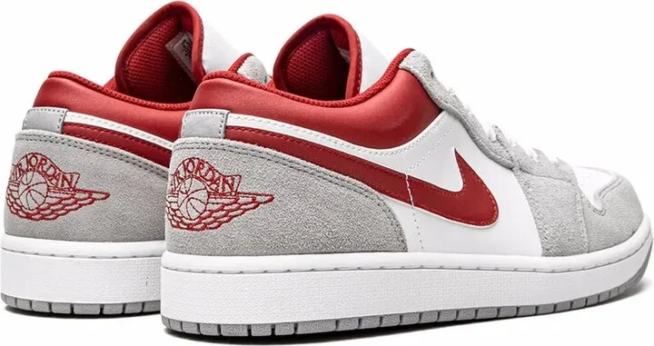 Air Jordan 1 Low SE "White/Grey/Red" sneakers - Image 3