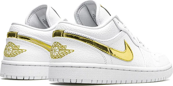 Air Jordan 1 Low SE "White Metallic Gold" sneakers - Image 3