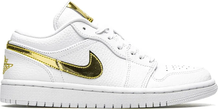 Air Jordan 1 Low SE "White Metallic Gold" sneakers