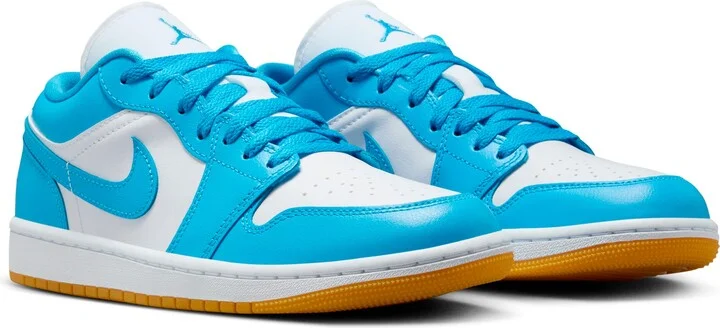 White/ Dark Powder Blue/ Brown