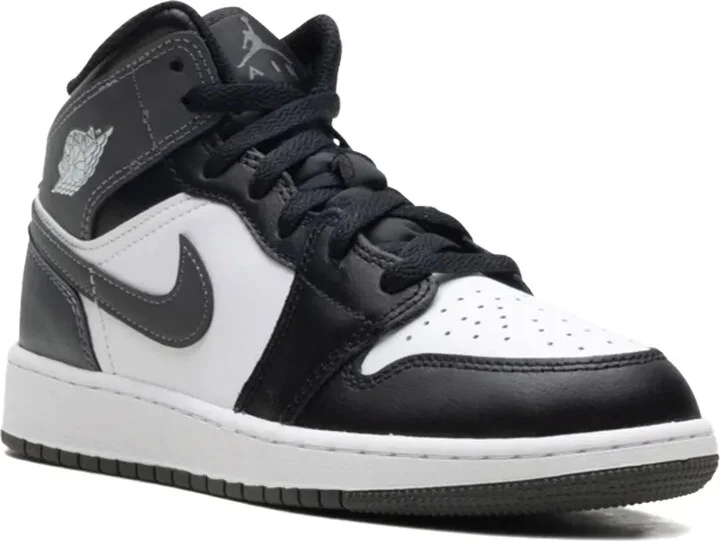Air Jordan 1 Mid "Black/ Iron Grey/ White" sneakers - Image 2