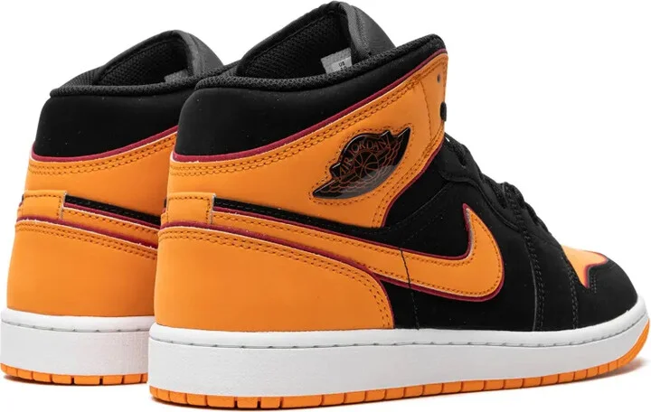 Air Jordan 1 Mid "Black Orange" sneakers - Image 3