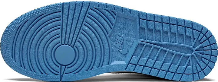 Air Jordan 1 Mid "Black/White/University Blue" sneakers - Image 4
