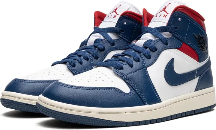 Air Jordan 1 Mid "Blue / Red" sneakers - Image 5
