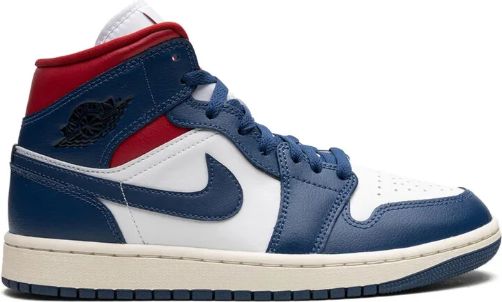 Air Jordan 1 Mid "Blue / Red" sneakers