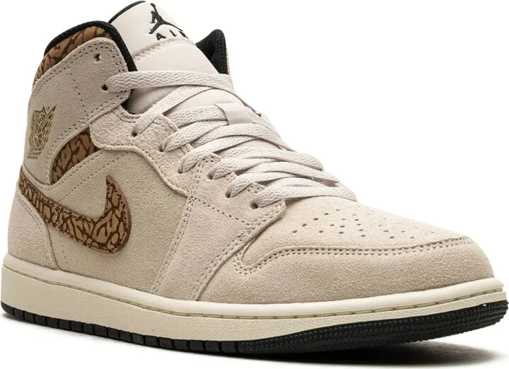 Air Jordan 1 Mid "Brown Elephant" sneakers - Image 2