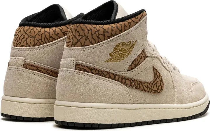 Air Jordan 1 Mid "Brown Elephant" sneakers - Image 3