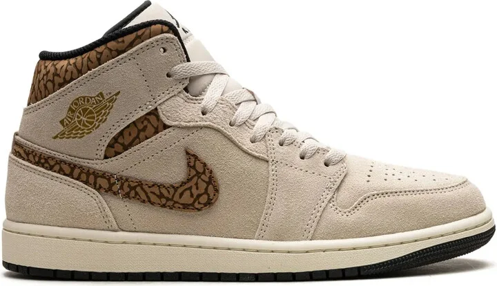 Air Jordan 1 Mid "Brown Elephant" sneakers