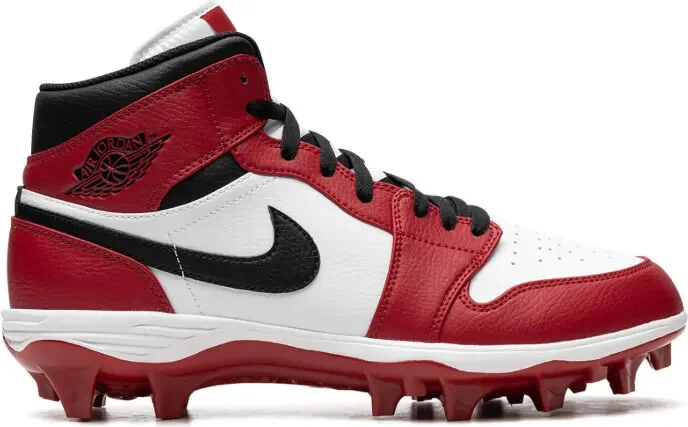 Air Jordan 1 Mid "Chicago" baseball cleats - Image 2