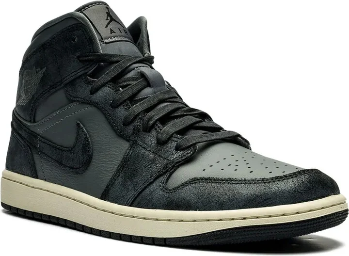 Air Jordan 1 Mid "Distressed Smoke Grey" sneakers - Image 2