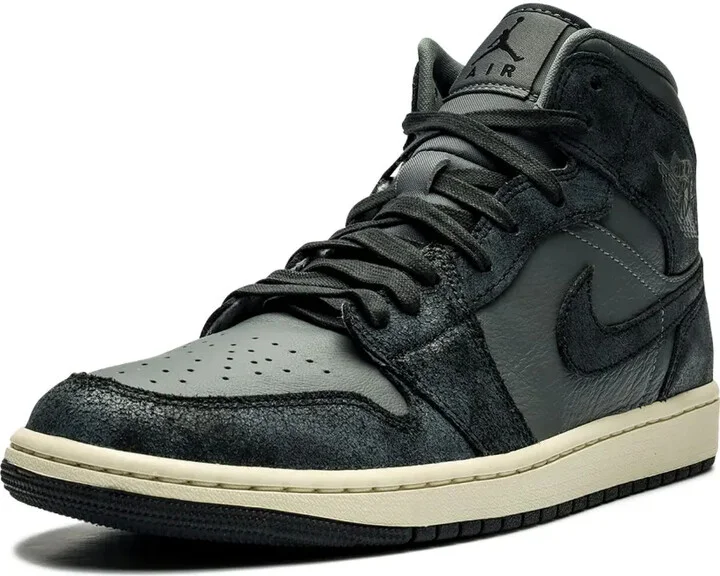Air Jordan 1 Mid "Distressed Smoke Grey" sneakers - Image 4